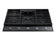 Samsung 36" 5 Burner Black Stainless Steel Gas with Continuous Grates Cooktop NA36R5310FG
