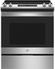 GE® Scratch & Dent 30" Self Cleaning Stainless Steel Slide In Electric Range JS645SLSS