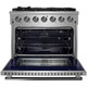 Forno 36" Freestanding Stainless Steel Gas Range with 5.36 Cu. Ft. Convection Oven FFSGS6239-36