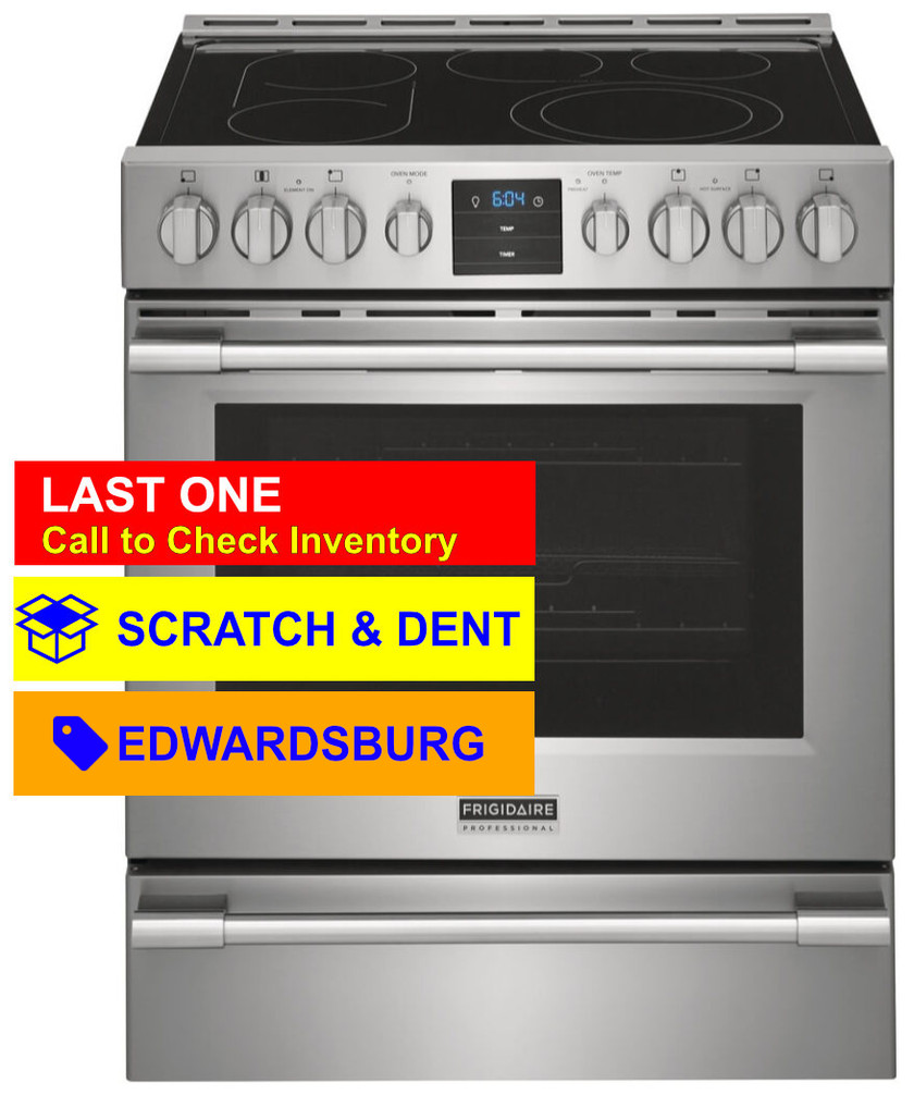 Frigidaire Professional® Scratch & Dent 5.4 Cu. Ft. Stainless Steel Smoothtop Electric Slide-In Range with Air Fry PCFE3078AF