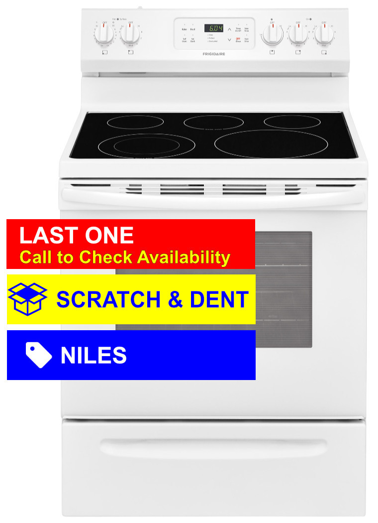 Frigidaire® Scratch & Dent 5.3 Cu. Ft. White Smoothtop Electric Range FFEF3054TW