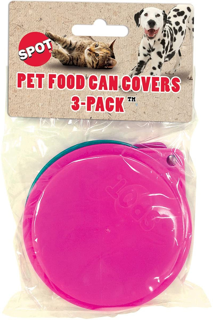 Ethical Products Spot Pet Fresh Food Can Covers Multi Colored 3.5 inch 3 Pack