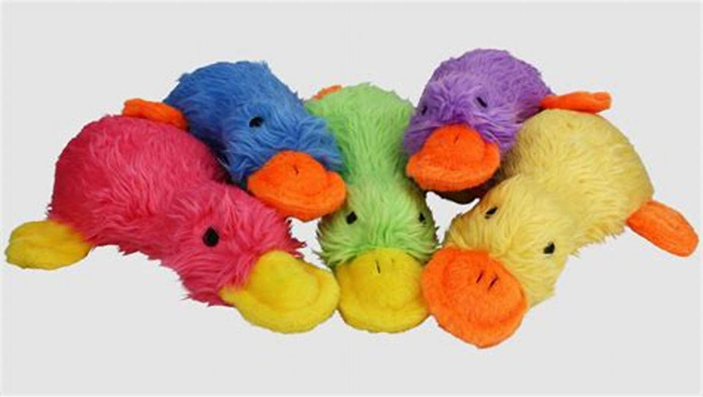Multipet Duckworth Webster Fluffy Squeaks Interactive Dog Toy Assorted 13 inch