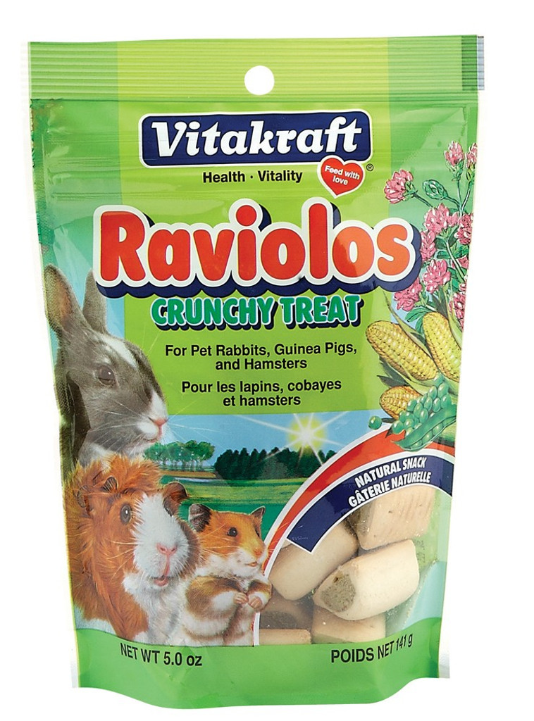 Vitakraft Small Animal Raviolos Healthy Crunchy Treats Delicious Snacks 5oz