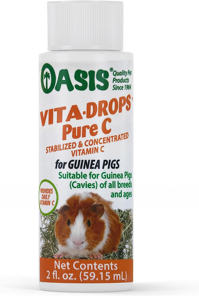 Oasis Vita Drops Pure Liquid Vitamin C 2 oz  For Guinea Pigs