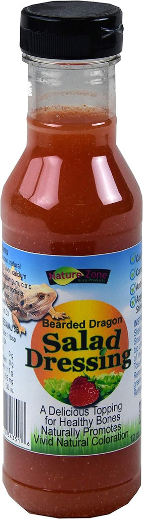 Nature Zone Salad Dressing for Bearded Dragons Appetite Stimulating Flavor 12oz