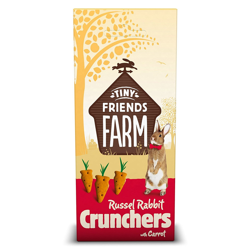 Supreme Russel Premium Crunchers Carrot Healthy Baked Bites for Rabbits 4.2 oz