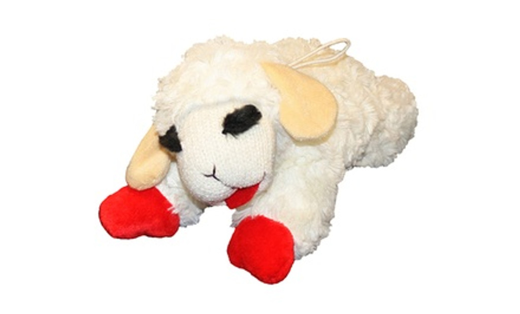 Multipet INTERNATIONAL Lamb chop Plush Squeak Dog Toy 10 inch