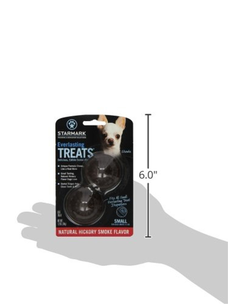 StarMark EVERLASTING DOG TREAT Hard Chew HICKORY SMOKE SMALL