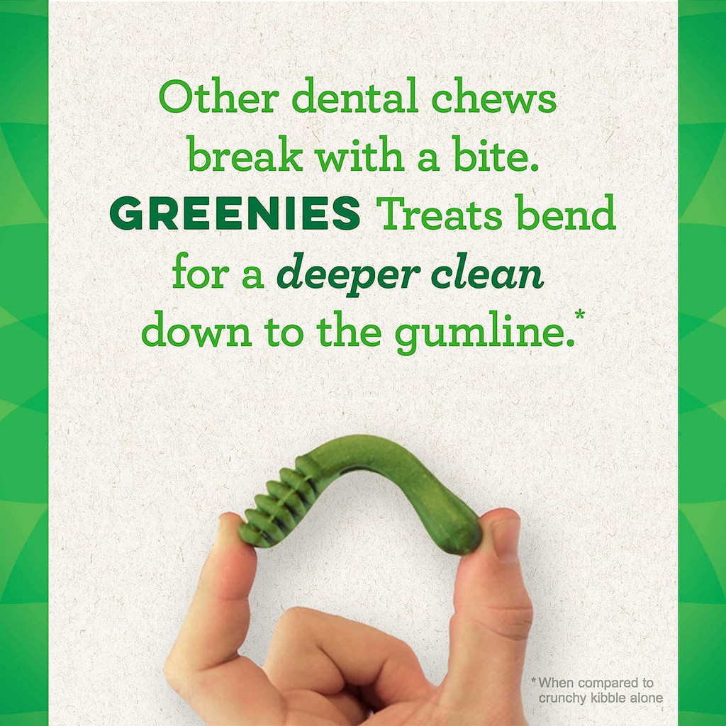 Greenies Original Teenie Size 43 count 12 oz  Dental Chew Treats for Dogs