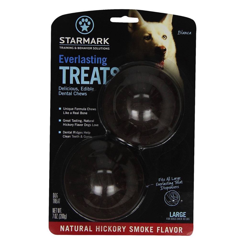 StarMark EVERLASTING DOG TREAT Hard Chew HICKORY SMOKE LARGE