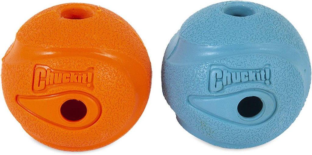 Chuckit! Dog Fetch Toy WHISTLER BALL Noisy Play Fits Launcher MEDIUM