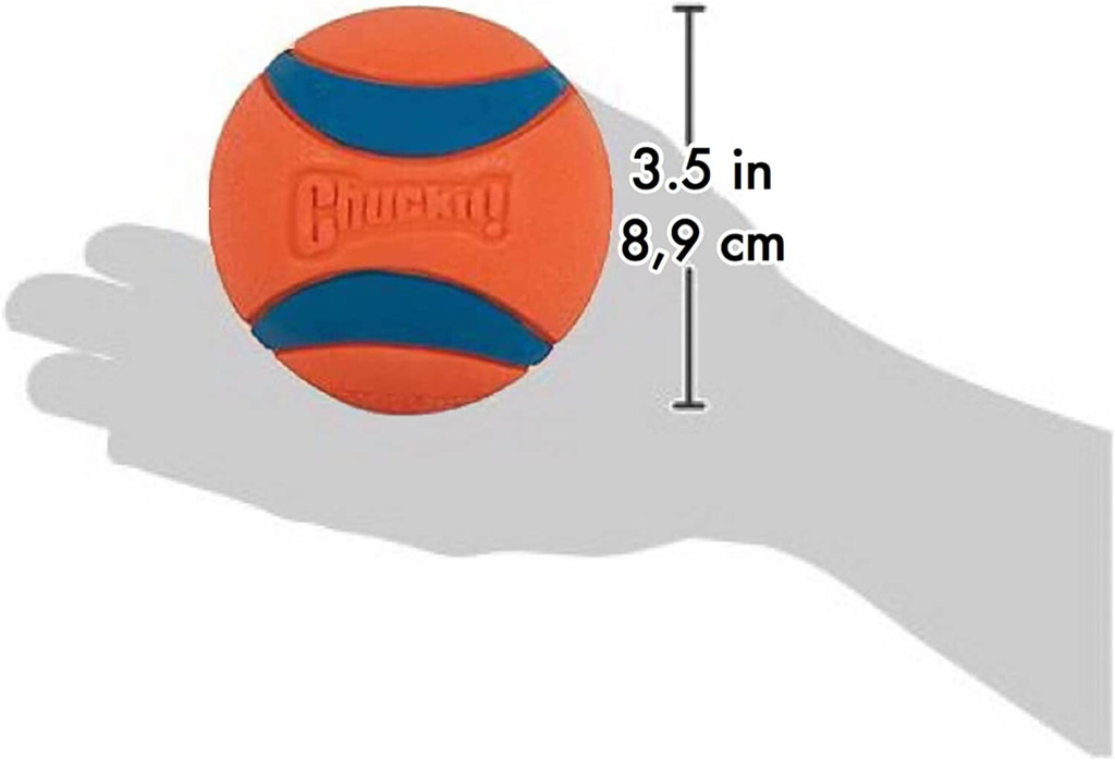 Chuckit! Dog Fetch Toy ULTRA BALL Durable Rubber Fits Launcher 3.5 inch X-LARGE