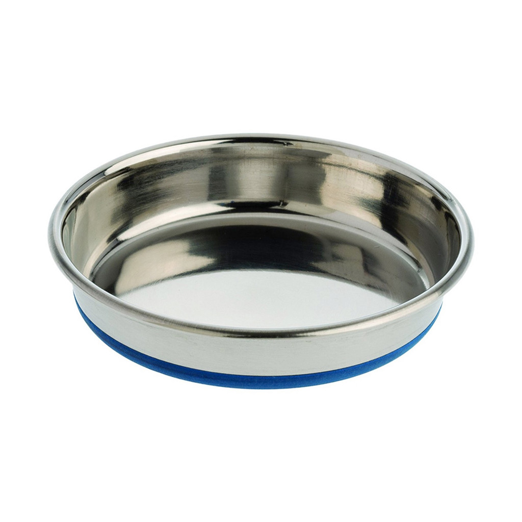 OurPets Durapet NO SKID Stainless Steel Food and Water CAT Bowl 8 ounce