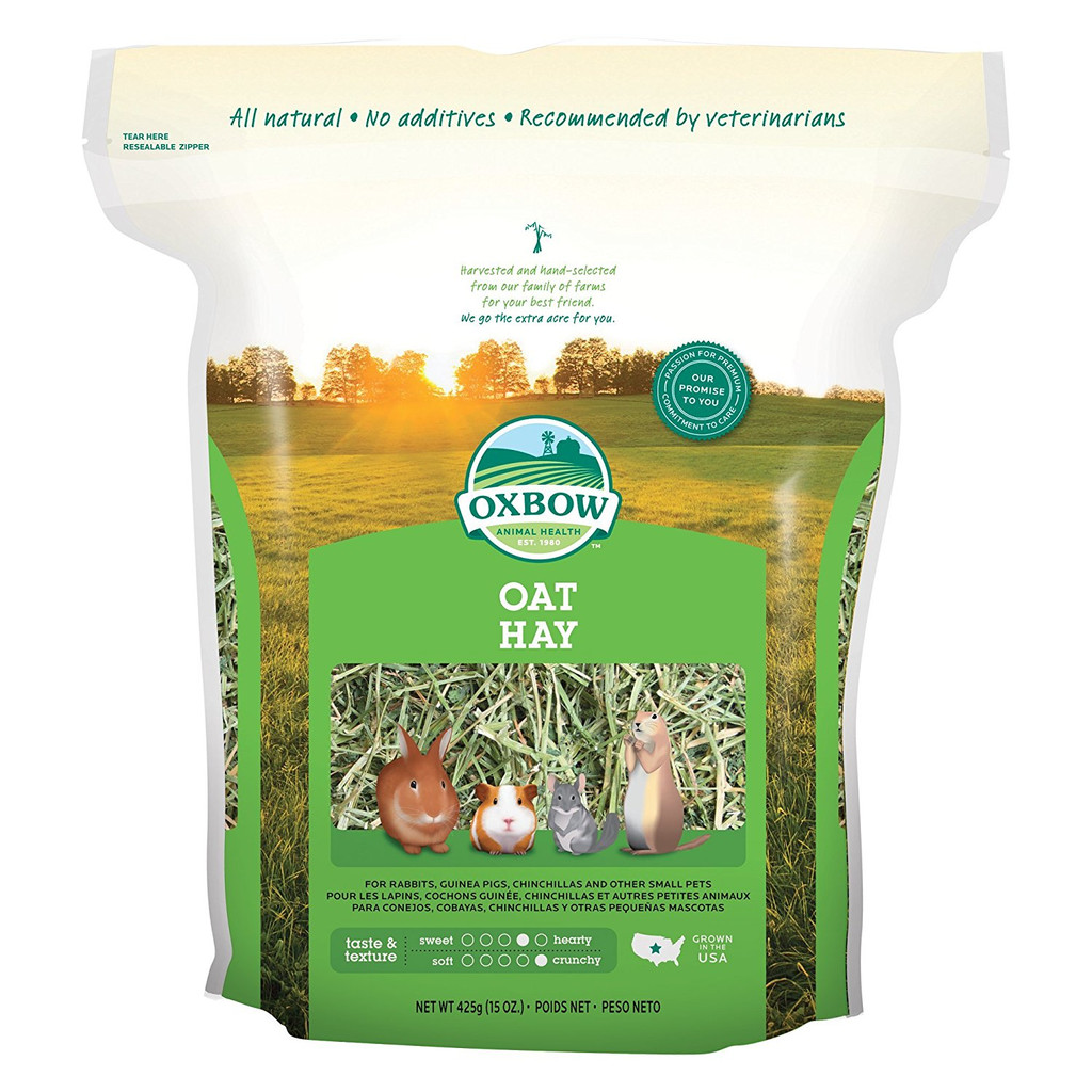 Oxbow Bene Terra HAY for Rabbits Guinea Pigs Chinchillas OAT HAY 15 oz