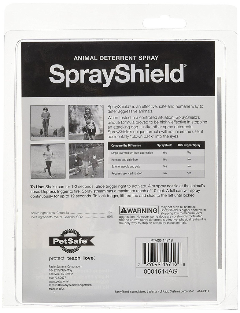 PetSafe SprayShield ANIMAL DETERRENT Citronella Spray - Dog Deterrent 2.4-Ounce