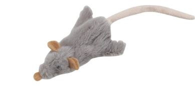 Ethical Pet Spot Skinneeez Mouse  Stuffing-Free Catnip Plush Toy for Cats