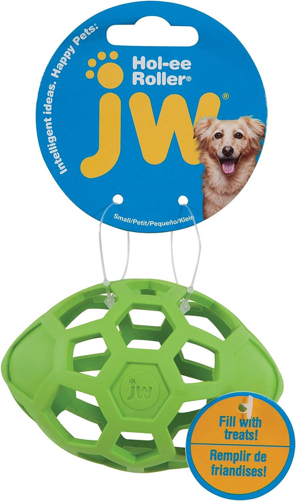 JW Pet Company Holee Roller Egg Dog Toy Balls Small