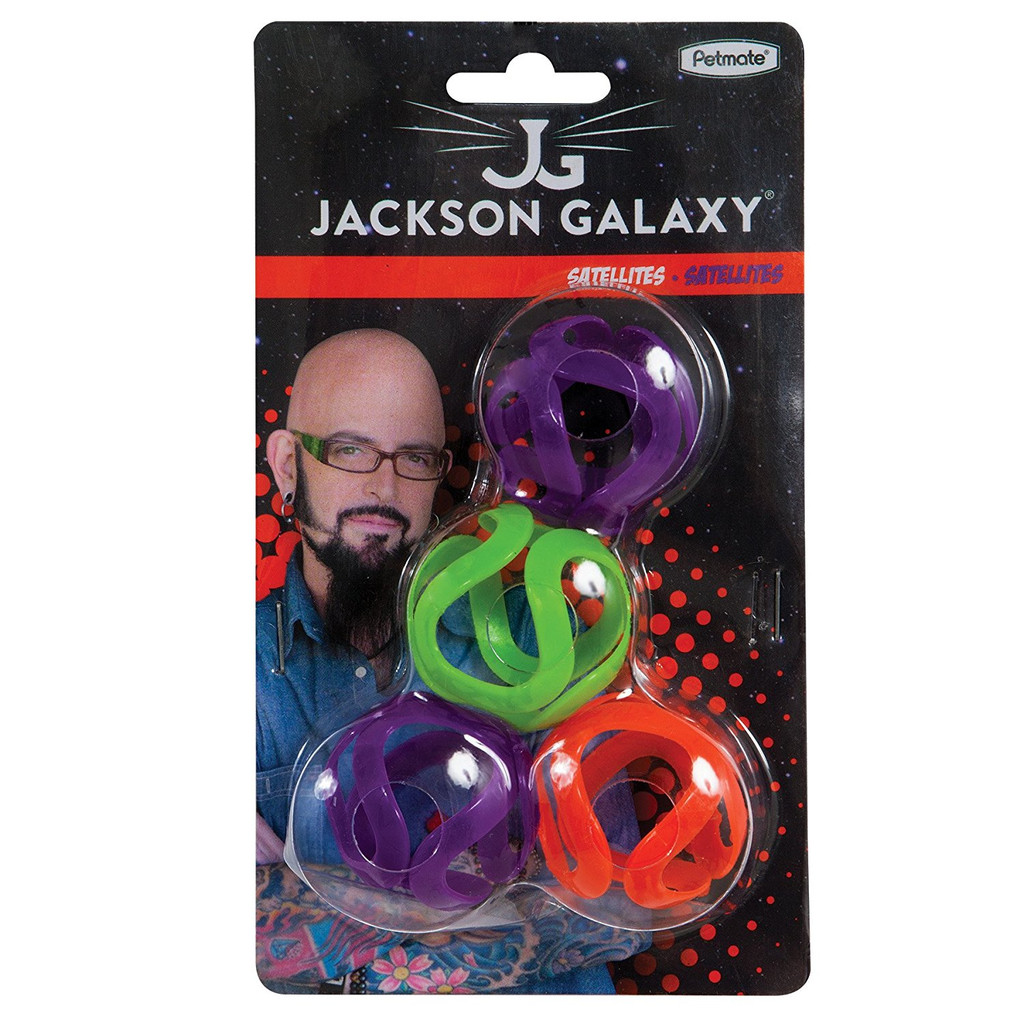 Petmate Jackson Galaxy Satellites Toys for Cats 4 count