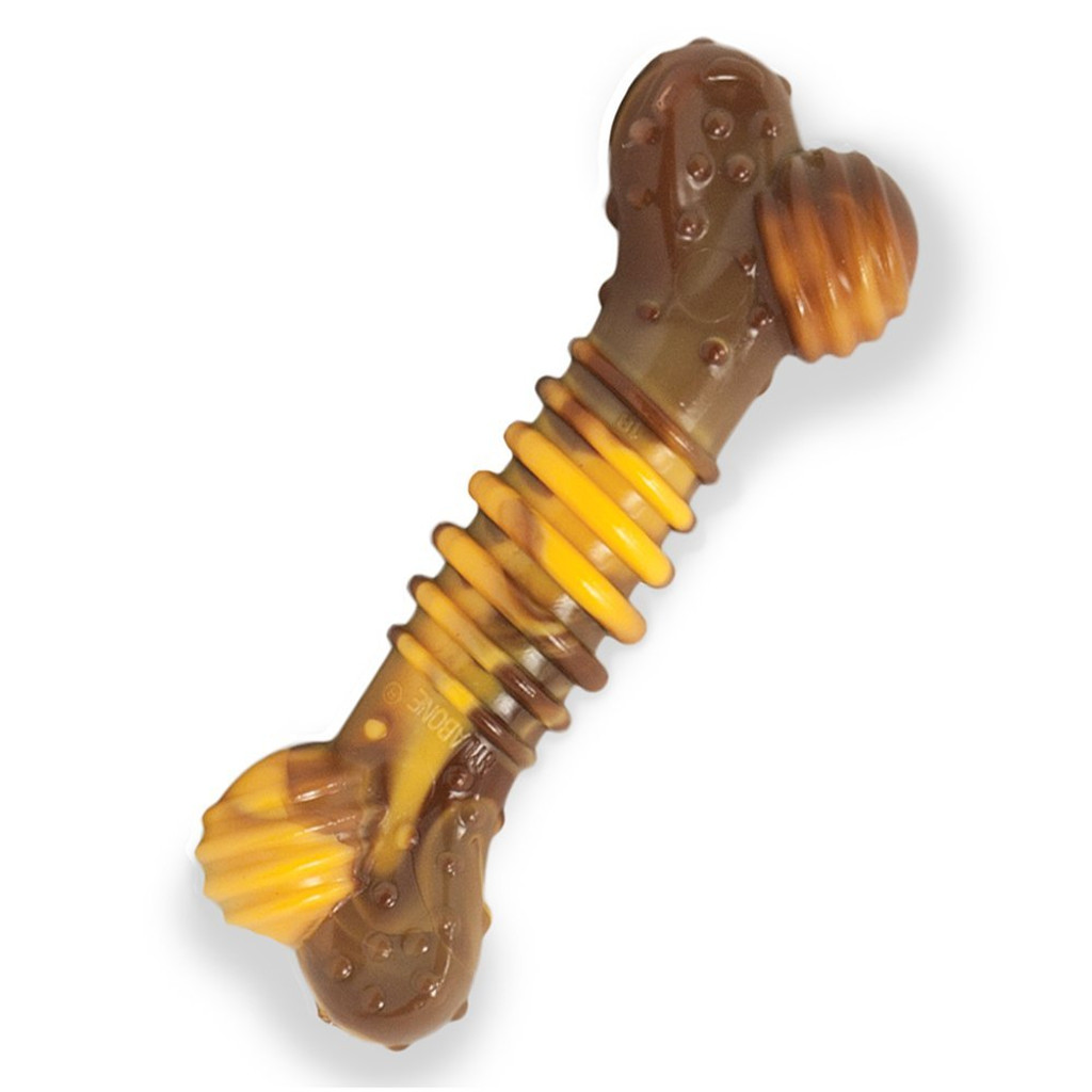 Nylabone Power Chew Small Cheesesteak Flavored Bone for Dogs up to 25 Pounds