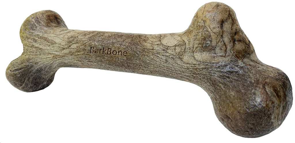 BarkBone Dinosaur Dog Chew Toy - Bacon Infused, Long-Lasting, 9.75" Large Size