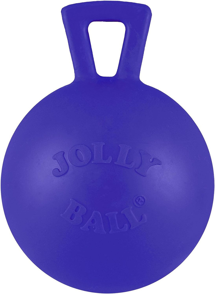 Jolly Pets Tug N Toss Rubber Treat Dispensing Interactive Toy Mini Blue 3 inch