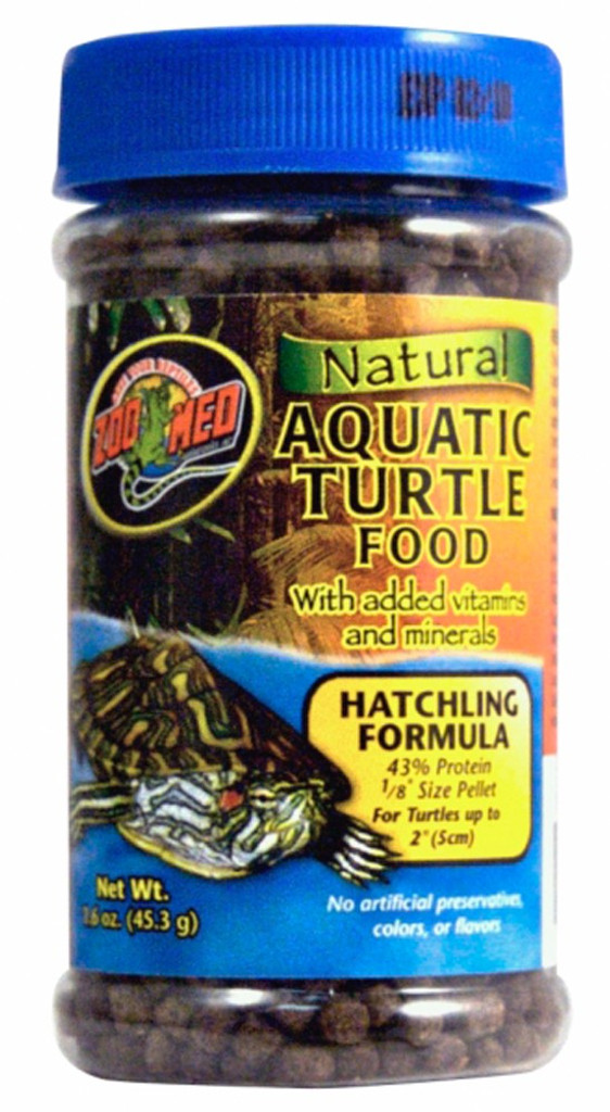 Zoo Med Natural Aquatic Turtle Hatchling Food Vitamin Mineral 1.6 oz