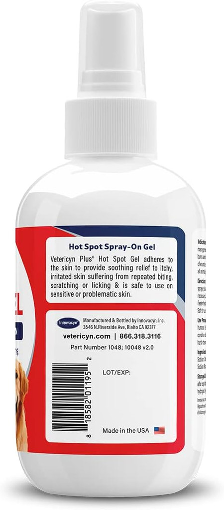 Vetericyn Plus Hot Spot Hydrogel for all Animals 3 Ounce Spray