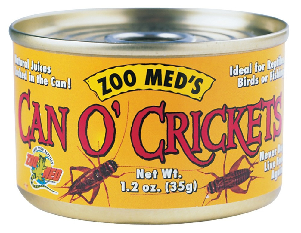 Zoo Med Can O' Crickets Canned Food for Reptiles 1.2 ounces