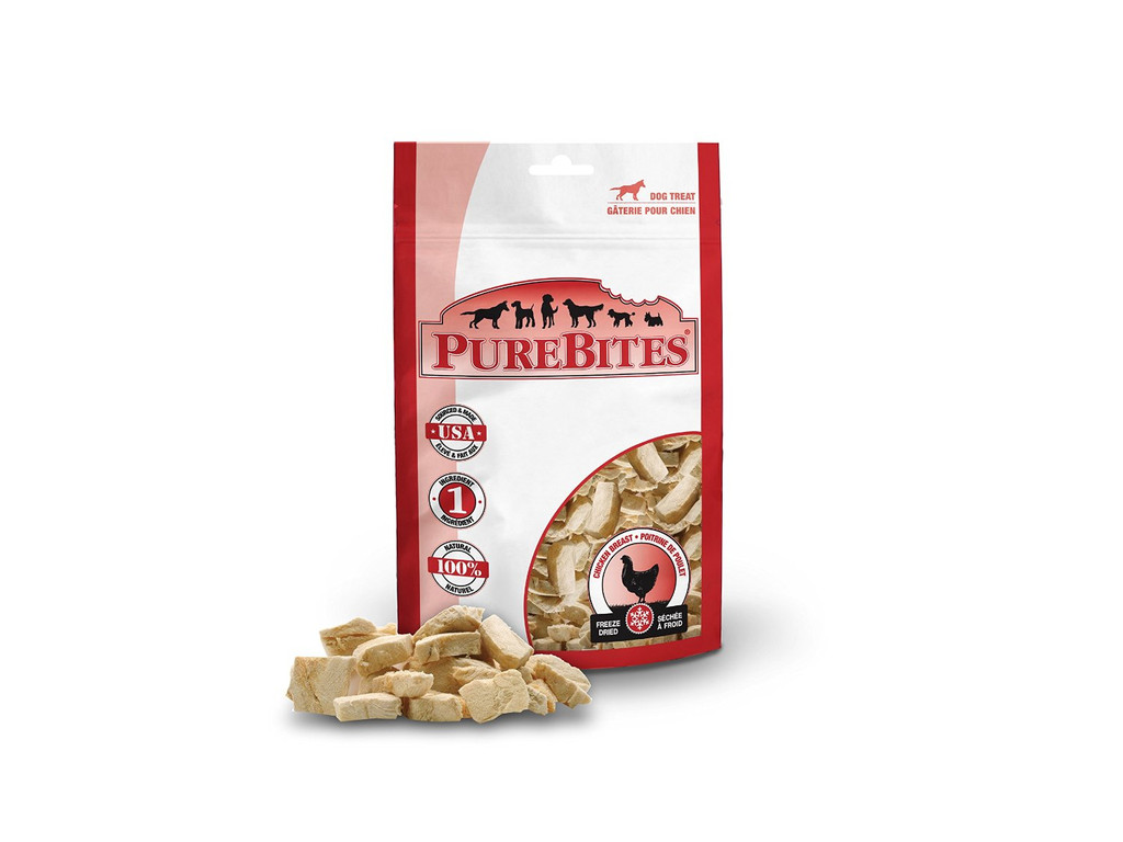 PureBites Chicken Breast Freeze Dried Treats for Dogs 3 Ounces