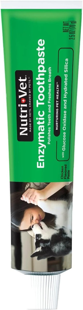 Nutri-Vet Enzymatic Toothpaste for Dogs Chicken 2.5 ounce