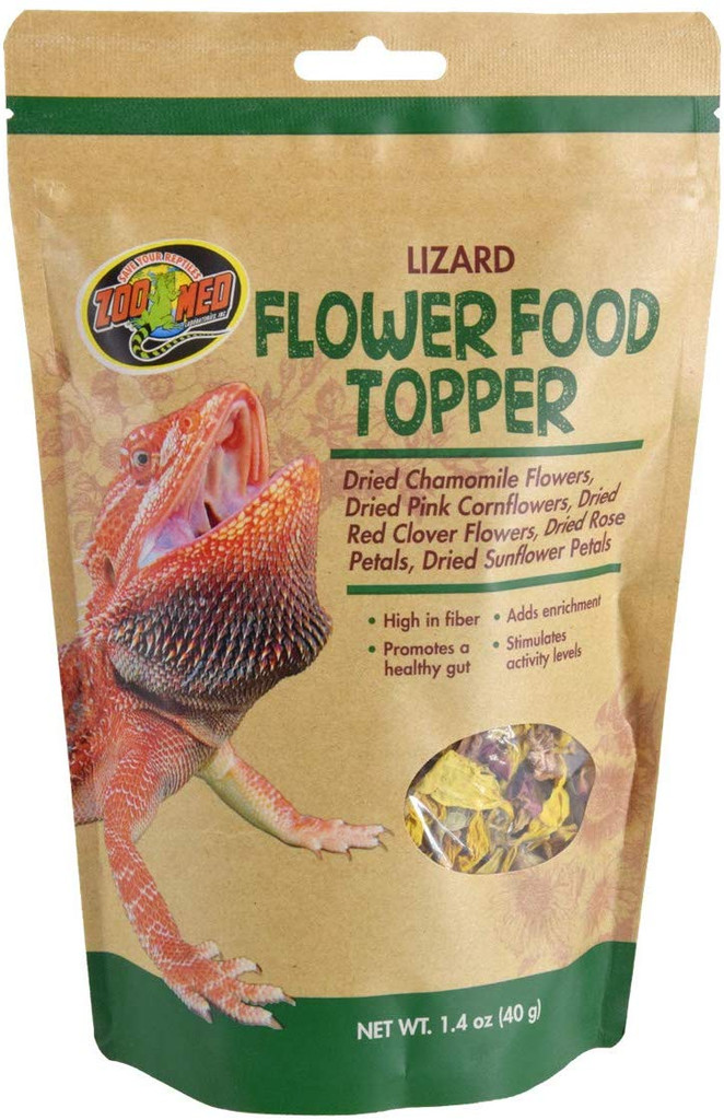 Zoo Med Flower Food Topper for Lizards 1.4 ounce