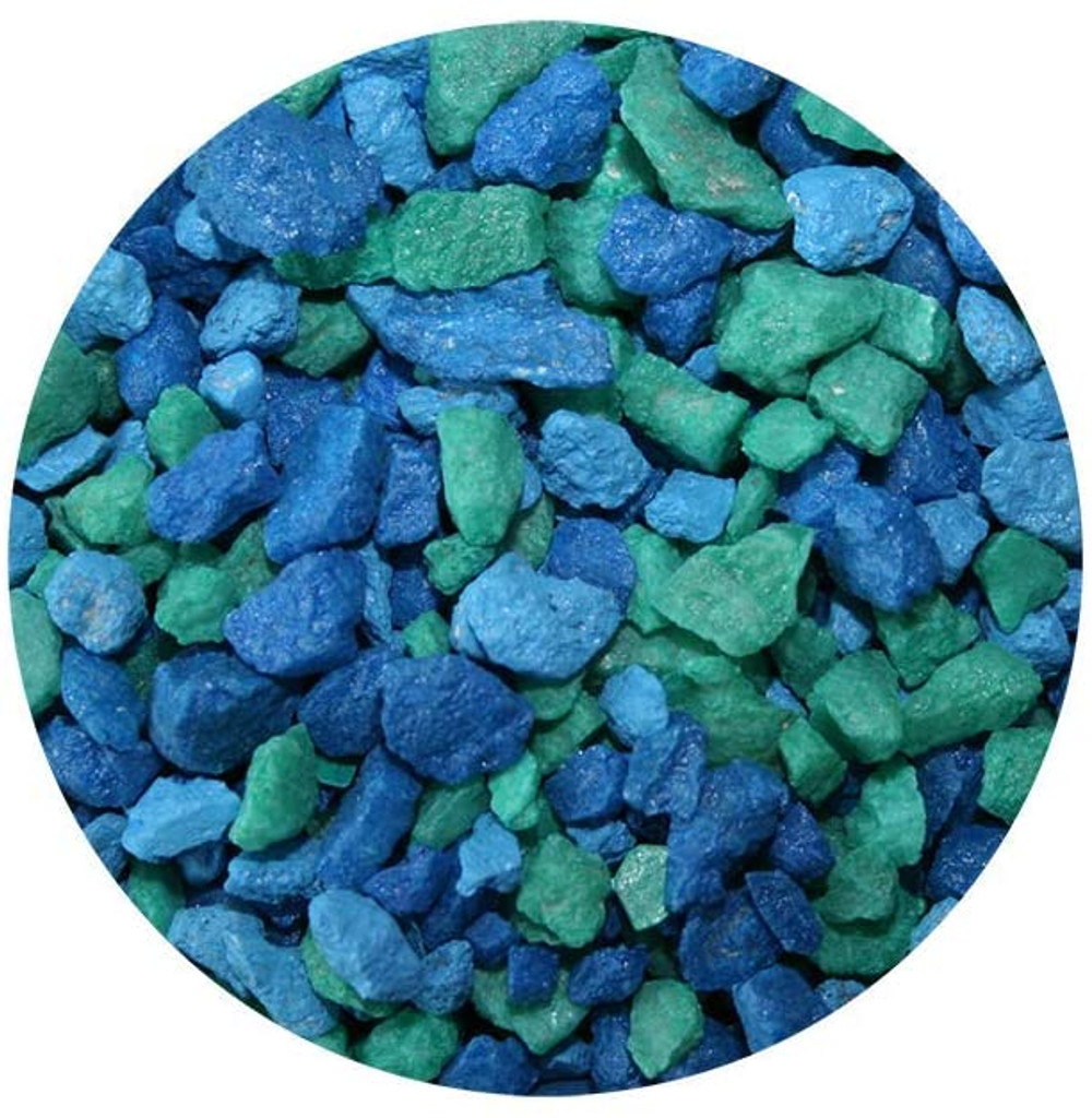 Estes Spectrastone Blue Jean Color Plant Based Coating Aquarium Gravel 5 pounds