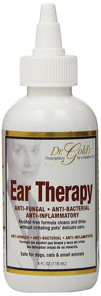 Ear Therapy - Bacterial Fungal Yeast Infections Redness Swelling Dogs Cats 4-Oz