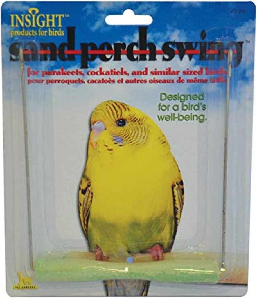 JW Pet Insight Sand Perch Swing Bird Toy Small