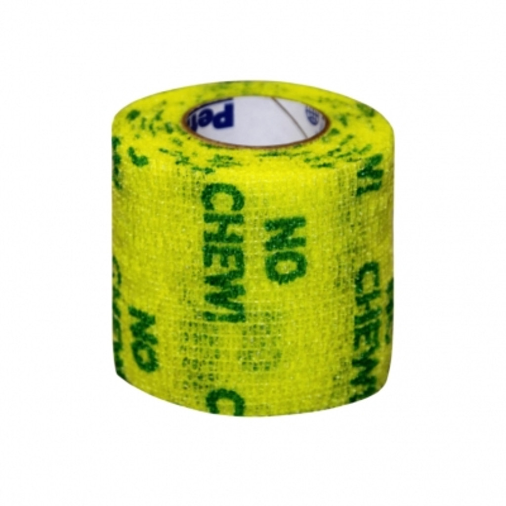 Andover Petflex 2 inch No Chew Bandage Wrap for Pets  Yellow  5 yard roll