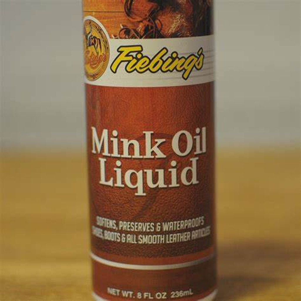 Fiebing's Mink Oil Liquid 8 ounce  Leather Care with Neatsfoot Oil