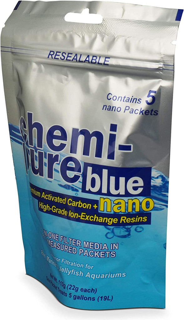 Chemi-Pure Blue Nano 5 Pack  All in One Filter Media  Premium Activated Carbon