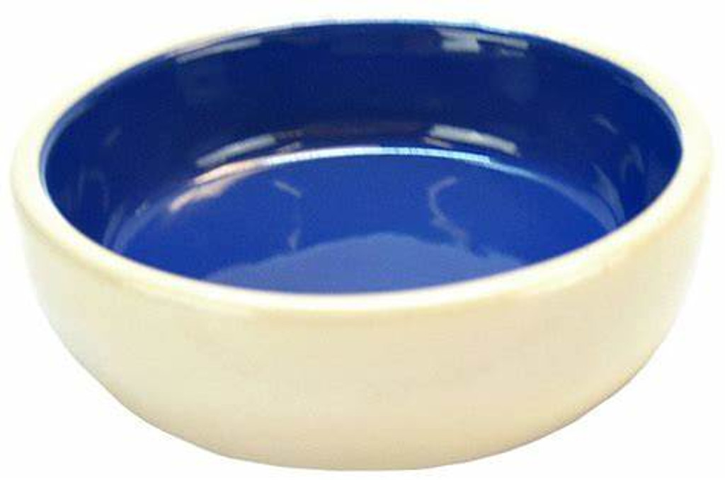 Ethical Pet Spot Stoneware Saucer 5 inch  Heavy Duty Cat or Reptile Bowl