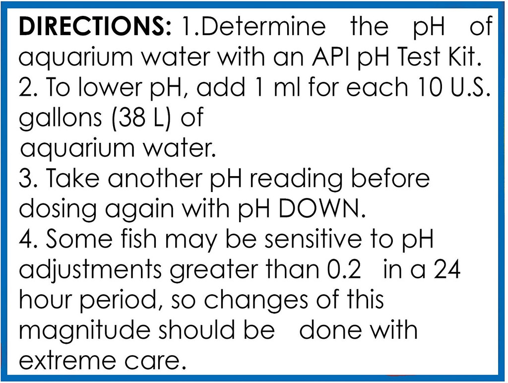 API pH Down Aquarium pH Treatment 4 Ounces