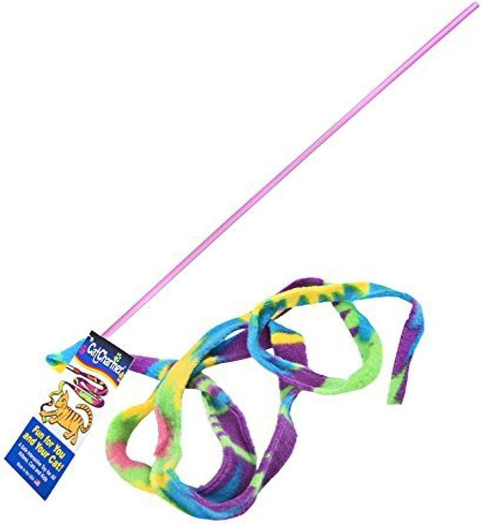Cat Dancer Charmer Wand  Colorful Interactive Teaser Toy for Kitties
