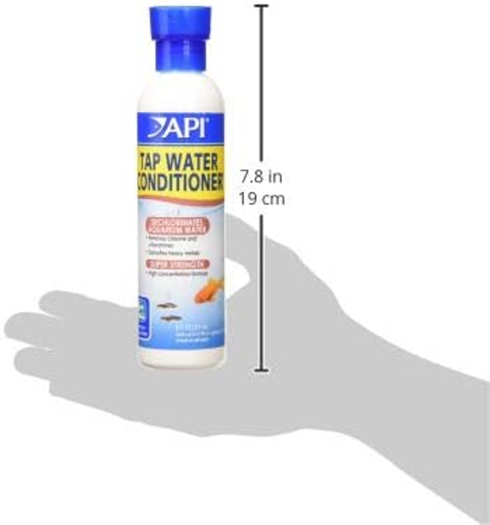 API Tap Water Conditioner Removes Chlorine Detoxifies Heavy Metals 8 ounces