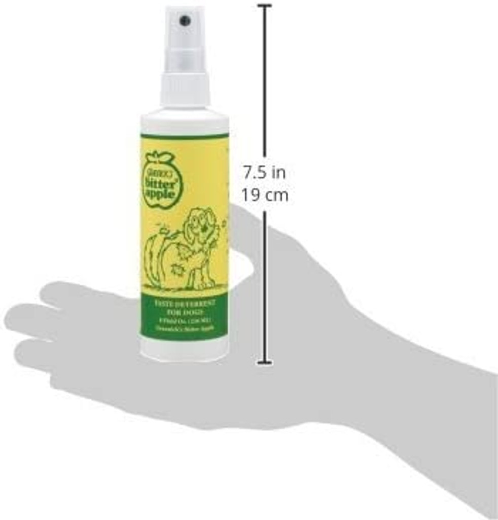 Grannick's Bitter Apple Spray 8 oz  Non-Toxic Taste Deterrent for Dogs