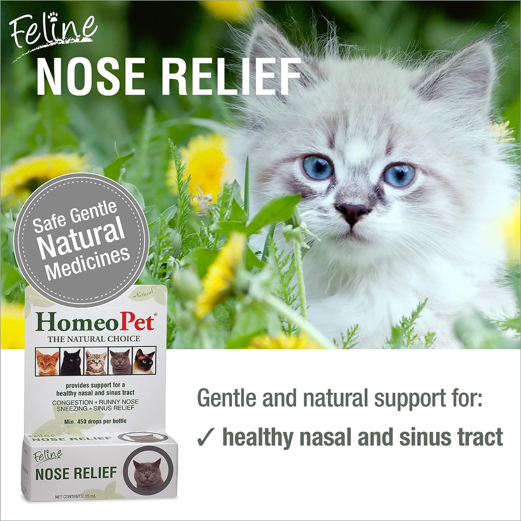 HomeoPet Feline Nose Relief for Cats 15ml