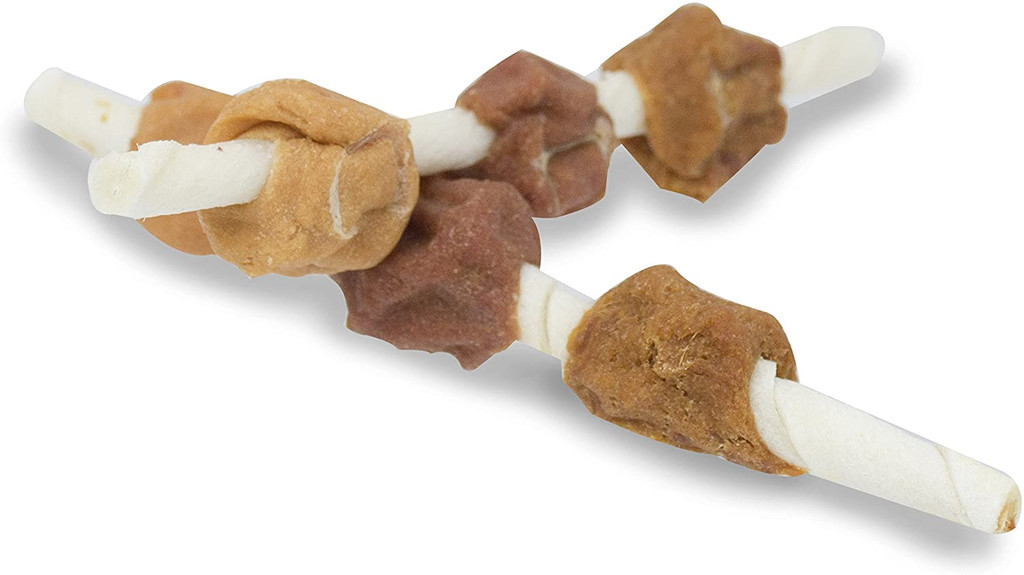 Cadet Premium Rawhide Triple-Flavored Shish Kabobs Healthly Natural Dog Treats