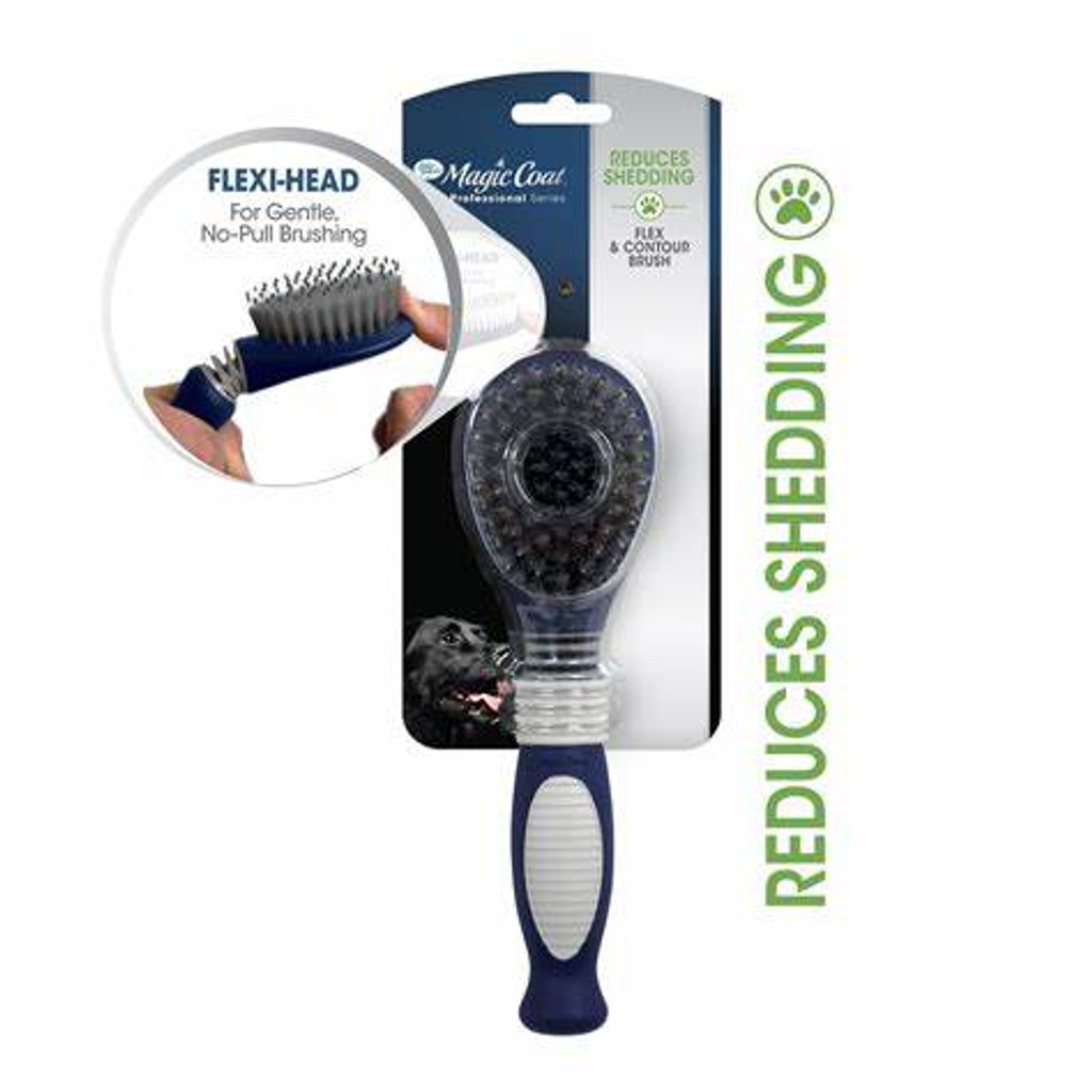 Four Paws Magic Coat Bristle and Pin Brush for Dogs Helps to Reduce Shedding