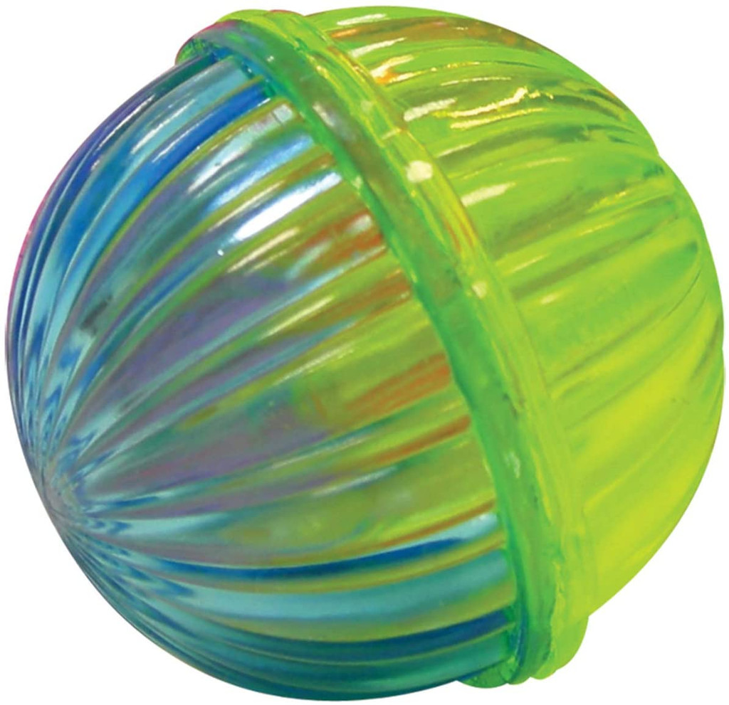 SPOT Ethical Pet 4 Plastic Shimmering Rattle Balls For Cats & Kittens