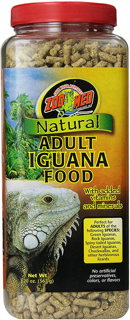 Zoo Med Natural Adult Iguana Food + Vitamins And Minerals 20-Ounce