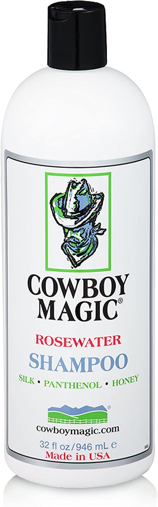 Charmar Land Cowboy Magic Rosewater Shampoo 32-Ounce For Horses