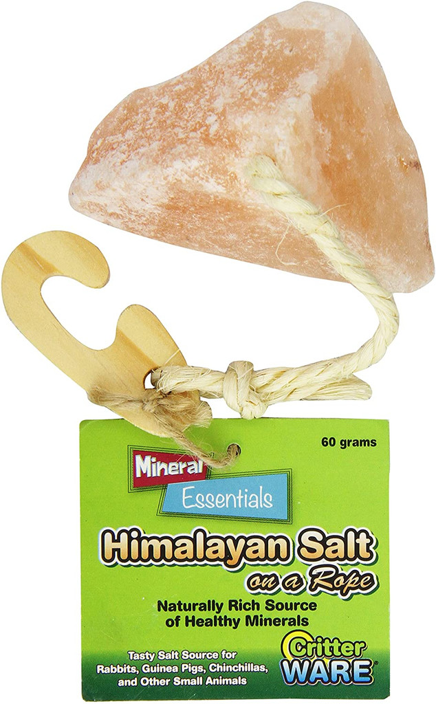 Ware Pet Products Himalayan Salt On A Rope Fun Chew For Small Animals